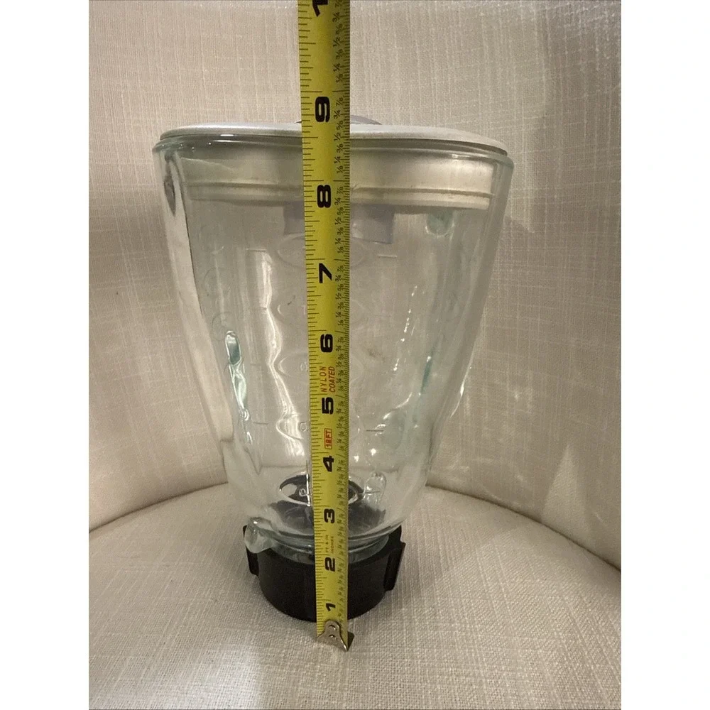 Vintage Oster‎ Glass Countertop Blender Pitcher 5-Cups & 4-Blade & Cover